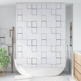 vidaXL Rolgordijn Douche 160x240cm Vierkant - 32% Korting!