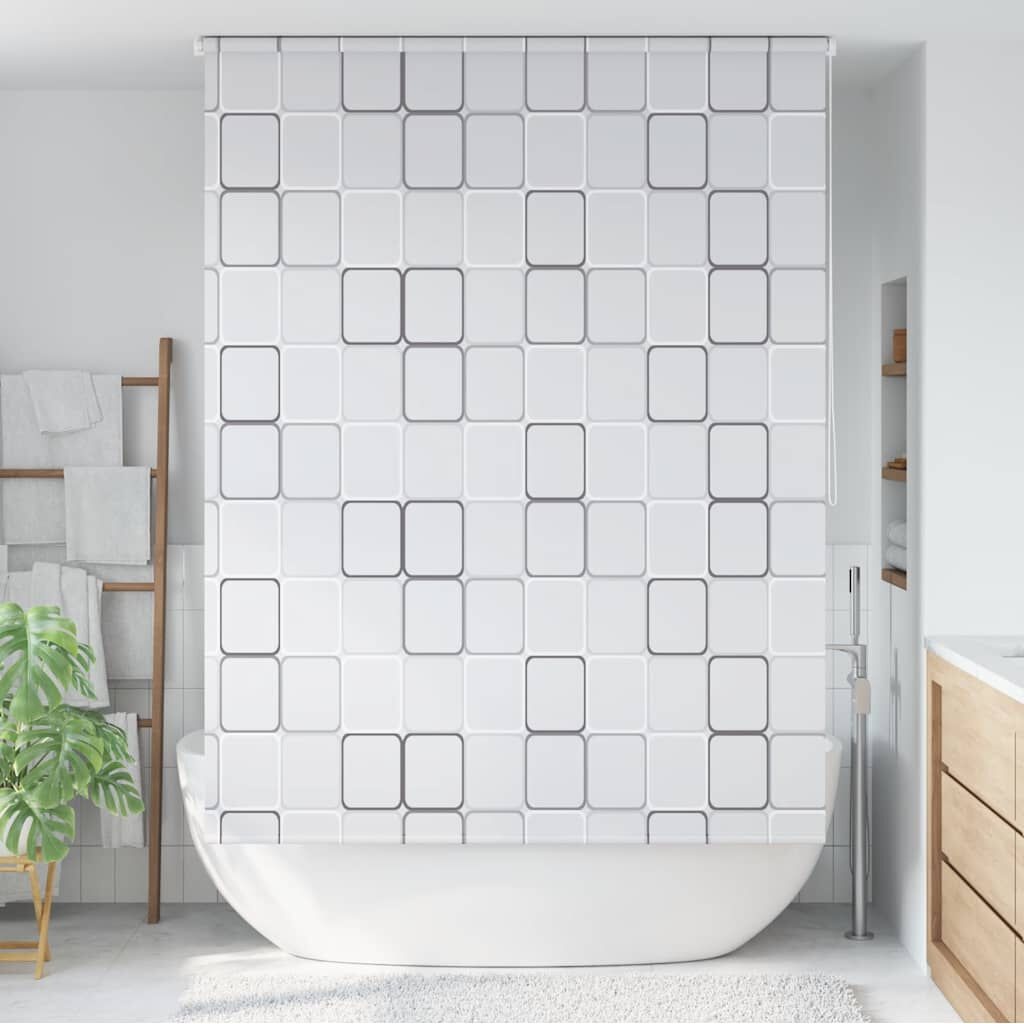 vidaXL Rolgordijn Douche 160x240cm Vierkant - 32% Korting!