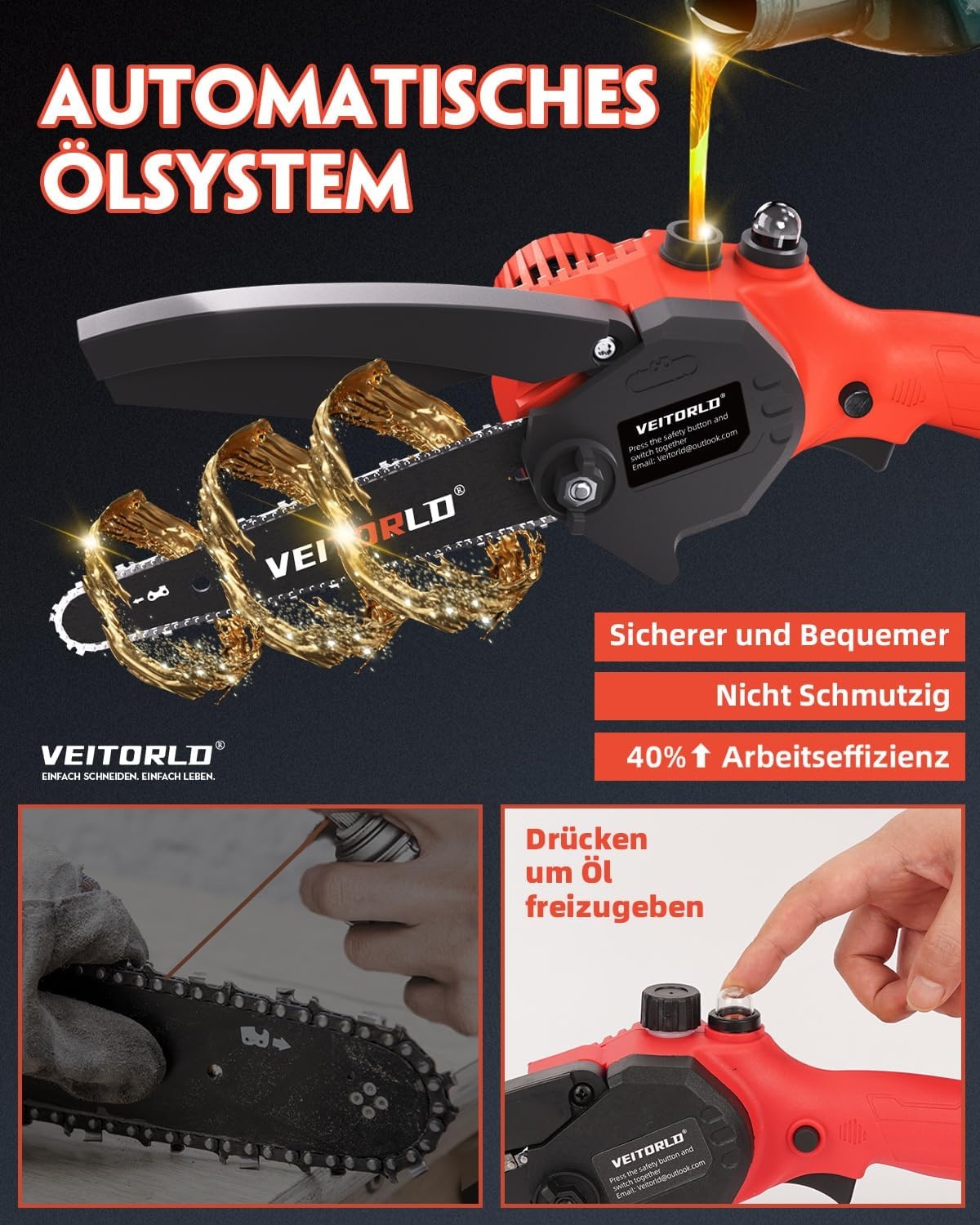 Veitorld Hoogsnoeier Kettingzaag - 29% Korting