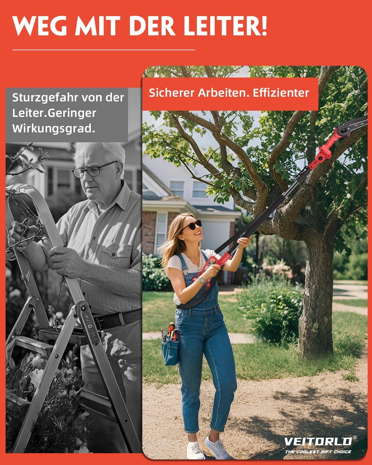 Veitorld Hoogsnoeier Kettingzaag - 29% Korting