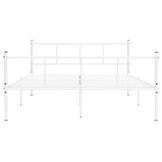 vidaXL Bedframe Metaal Wit 120x200 cm - 33% Korting!