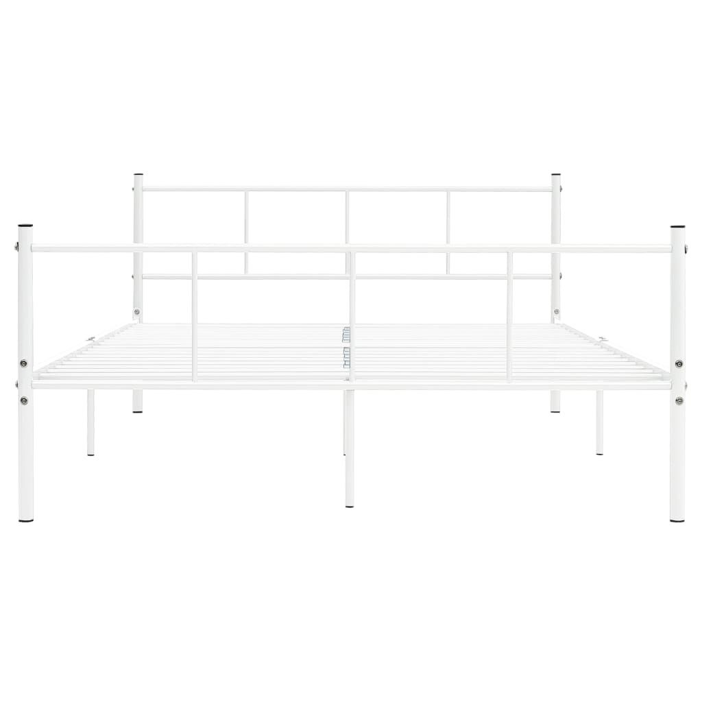 vidaXL Bedframe Metaal Wit 120x200 cm - 33% Korting!