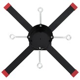 vidaXL Kerstboomstandaard Zwart - 31% Korting