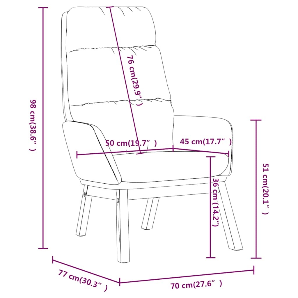 vidaXL Relaxstoel stof donkergrijs - 54% Korting!