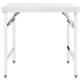 vidaXL Keukenwerktafel Inklapbaar Roestvrij Staal - 34% Korting!