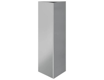 vidaXL Plantenbak Driehoek Gegalvaniseerd Staal (30x26x75cm) - 51% Korting