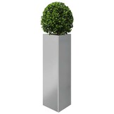 vidaXL Plantenbak Driehoek Gegalvaniseerd Staal (30x26x75cm) - 51% Korting