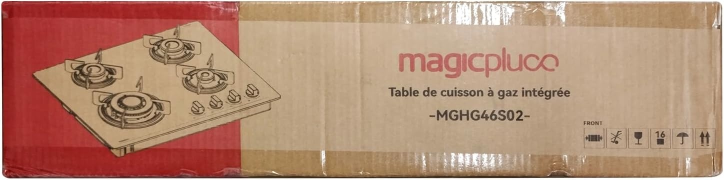 Magiclux RVS Gasfornuis 4-pits - 30% Korting