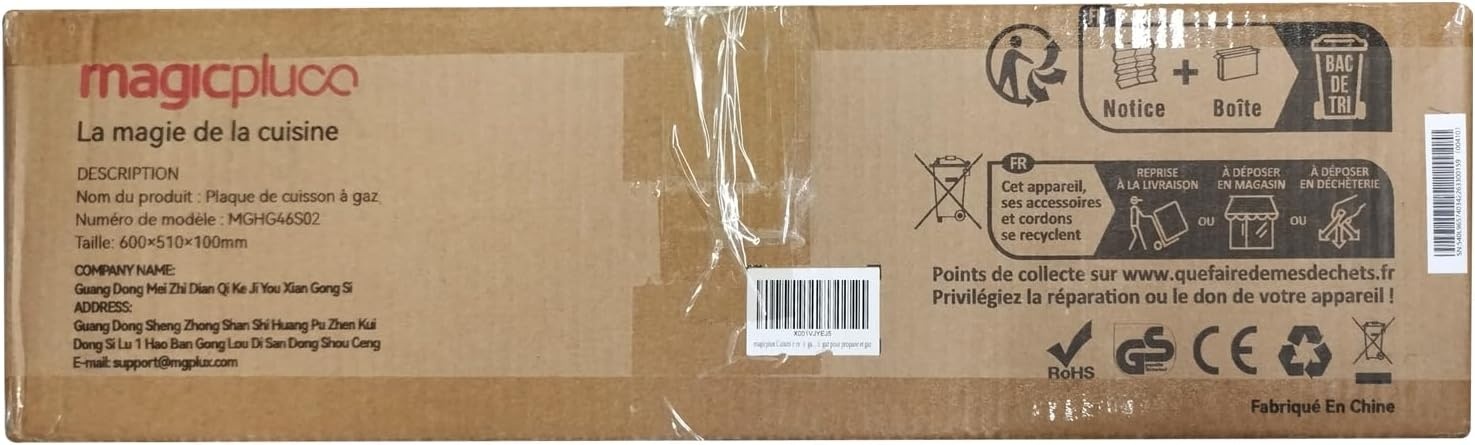 Magiclux RVS Gasfornuis 4-pits - 30% Korting