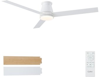 CJOY Plafondventilator met Licht | 152 cm | Stil & Dimbare LED | Nu 29% Korting!