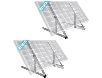 2 Paar Zonnepaneelhouders Plat Dak - 26% Korting!