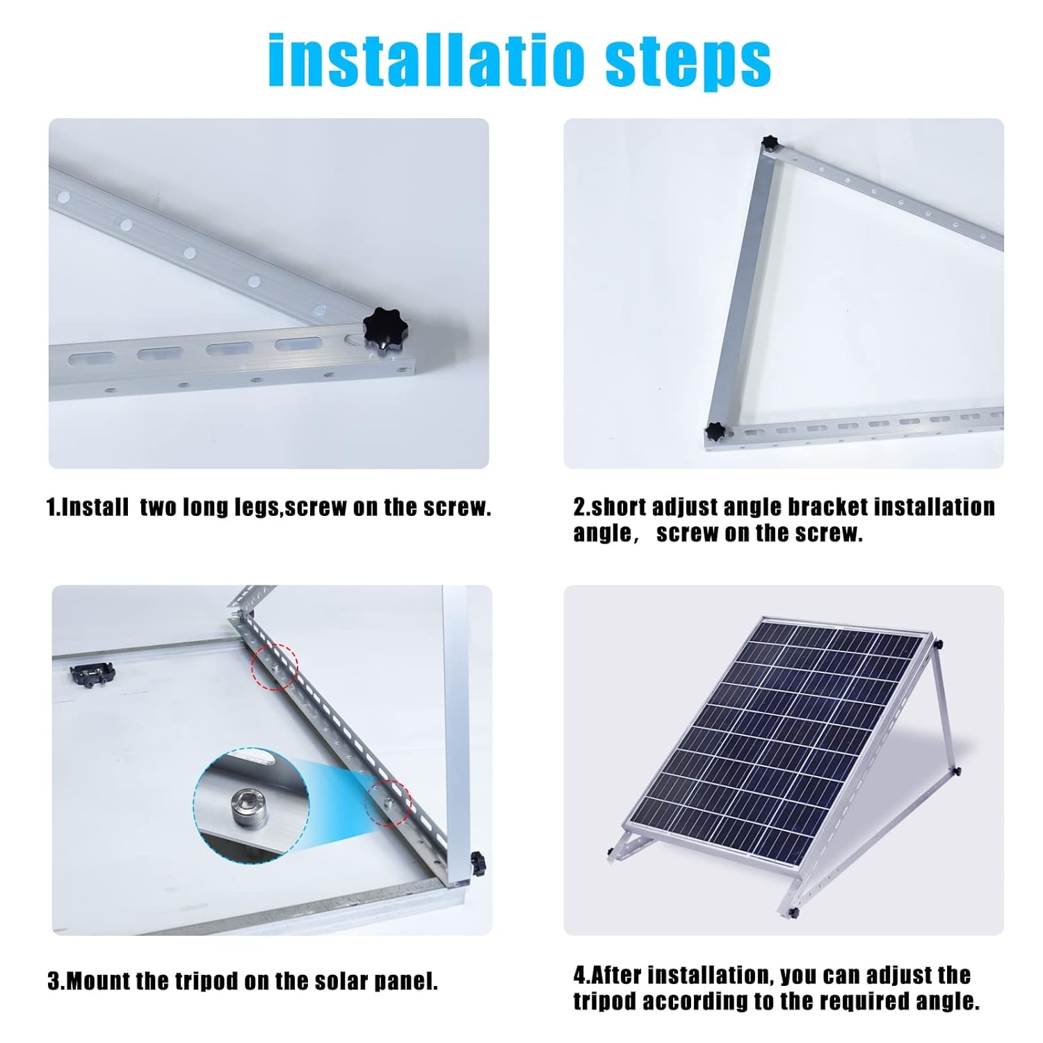 2 Paar Zonnepaneelhouders Plat Dak - 26% Korting!