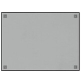vidaXL Magneetbord Gehard Glas Zwart 80x60 cm | 72% Korting