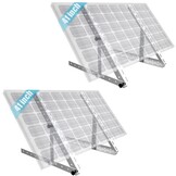 2 Paar Zonnepaneelhouders Plat Dak - 26% Korting