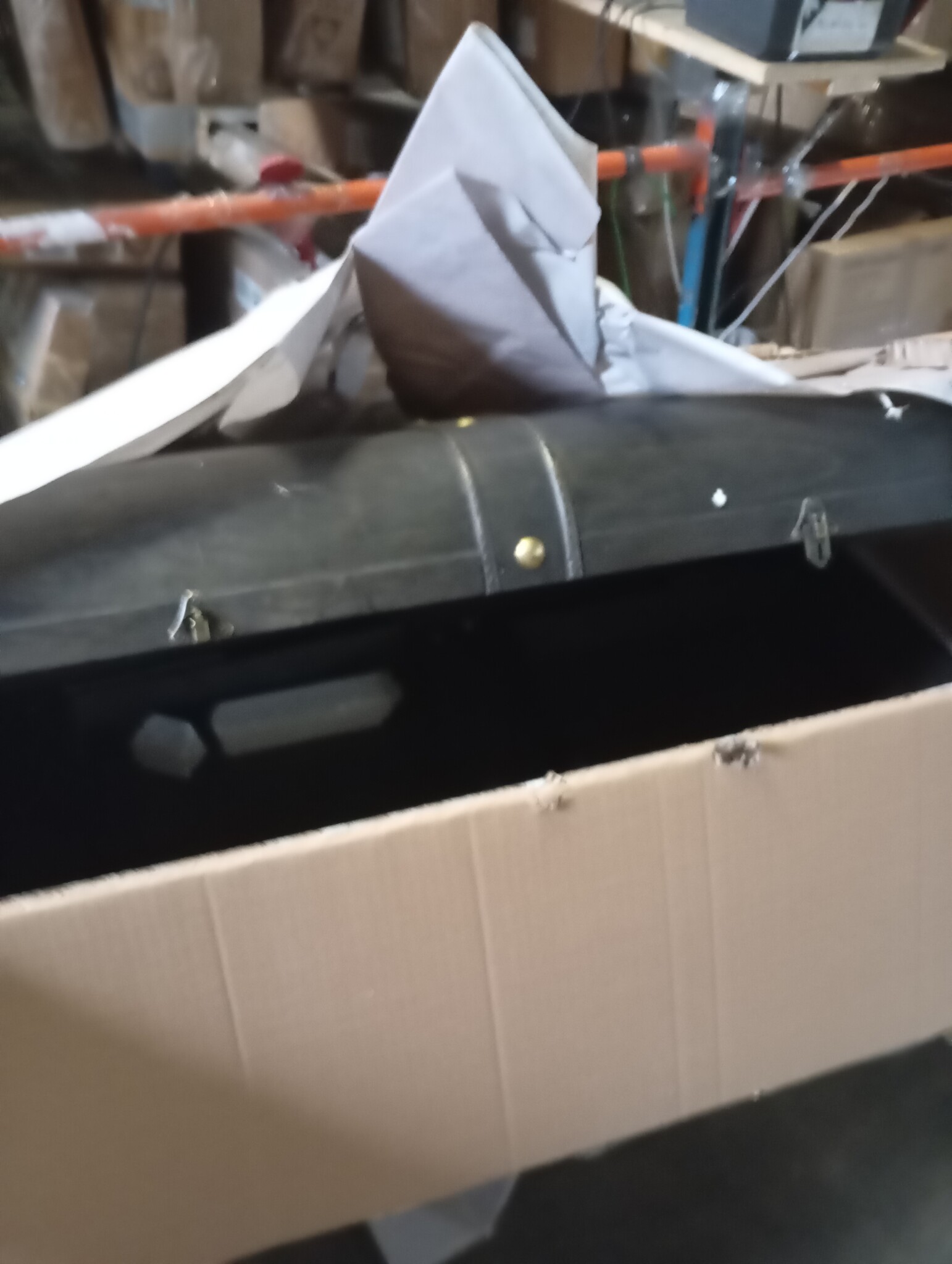 vidaXL Dekenkist Zwart | 90x51x42 cm | Vintage Stijl | 54% Korting