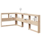 vidaXL Boekenkast Hoofdeinde L-vormig - 54% Korting