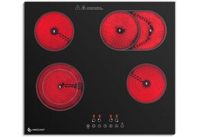 AMZCHEF Keramische Kookplaat 4 Zones - 29% Korting!