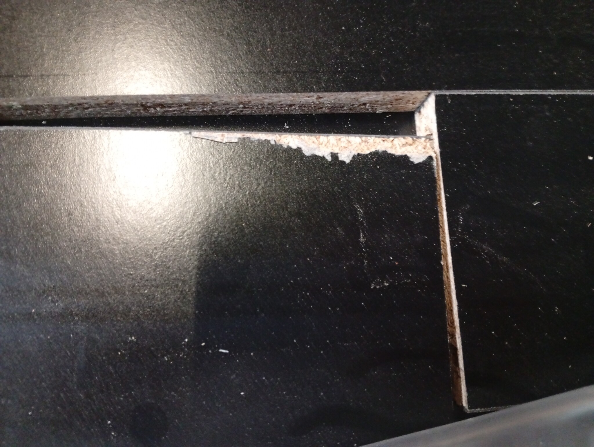 vidaXL Salontafel 101x49x39,5 cm bewerkt hout zwart