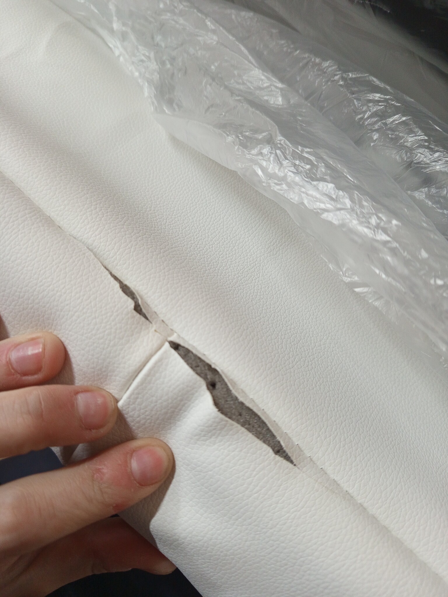 vidaXL Bankje met rugleuning 112x65,5x75 cm kunstleer wit