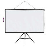 vidaXL Projectiescherm met statief 72 inch 16:9