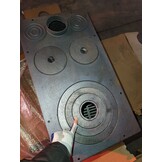 Houtfornuis - houtkachel - zwart - 7,85 kW - verwarmt tot 55 m²