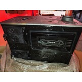 Houtfornuis - houtkachel - zwart - 7,85 kW - verwarmt tot 55 m²