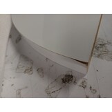 vidaXL Hoekschappen zwevend 4 st 35x35x3,8 cm MDF wit