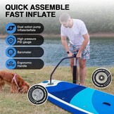 SUP-board met zitting, opblaasbare surfplank met draagvermogen tot 200 kg, accessoires voor beginners, volwassenen en kinderen