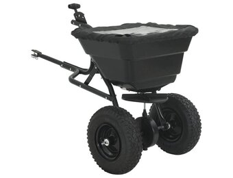 vidaXL Verspreider Zwart - 34% Korting! PVC & Staal