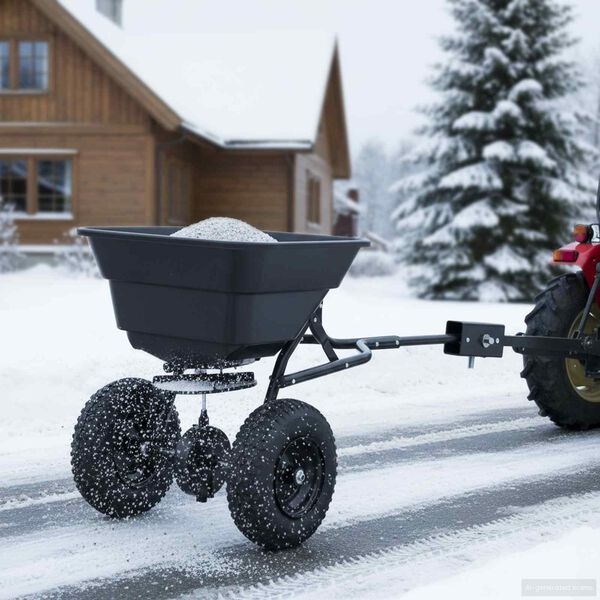 vidaXL Verspreider Zwart - 34% Korting! PVC & Staal