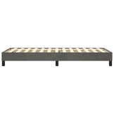 vidaXL Bedframe Fluweel Donkergrijs 80x200 cm - Nu met 33% Korting!