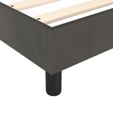 vidaXL Bedframe Fluweel Donkergrijs 80x200 cm - Nu met 33% Korting!