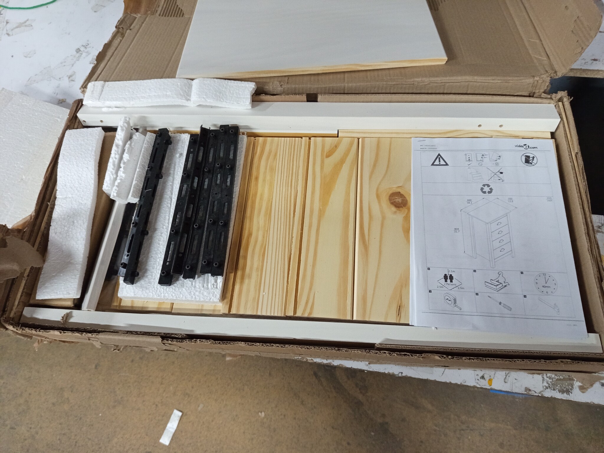 VidaXL Dressoir Hill Wit - 53% Korting!