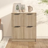 vidaXL Dressoir 60x30x70 cm Sonoma Eiken (27% Korting)