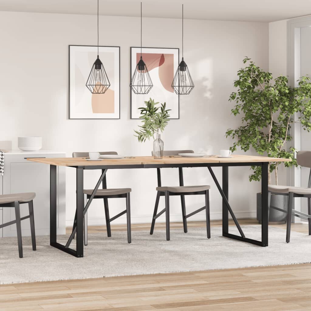 vidaXL Eettafelpoten O-frame - Gietijzer - 33% Korting