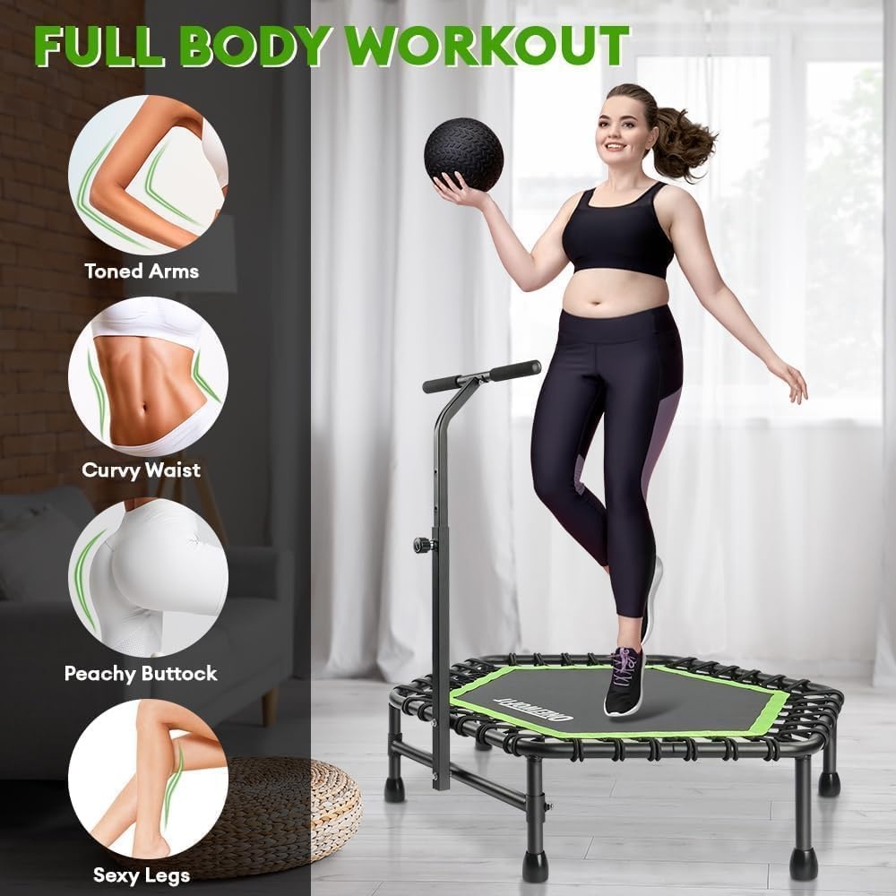 ONETWOFIT Trampoline voor Volwassenen - 29% Korting