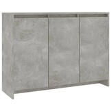 VidaXL Dressoir - Betongrijs - 102x33x75 cm - 33% Korting