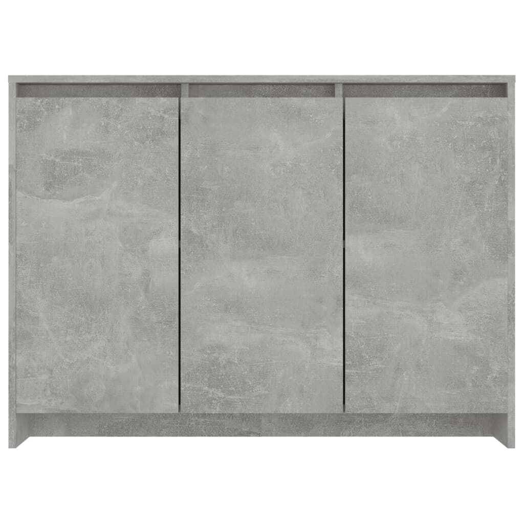 VidaXL Dressoir - Betongrijs - 102x33x75 cm - 33% Korting