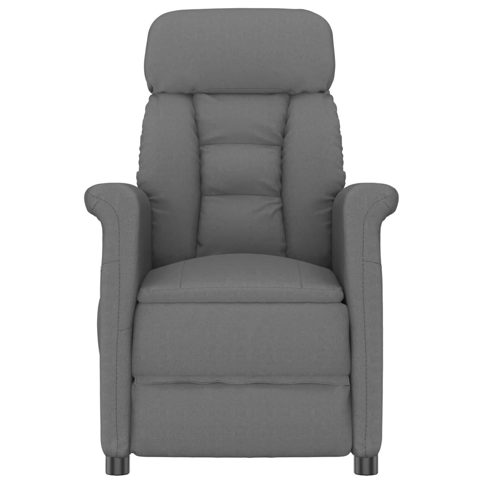 vidaXL Recliner Stoel Donkergrijs - 34% Korting!