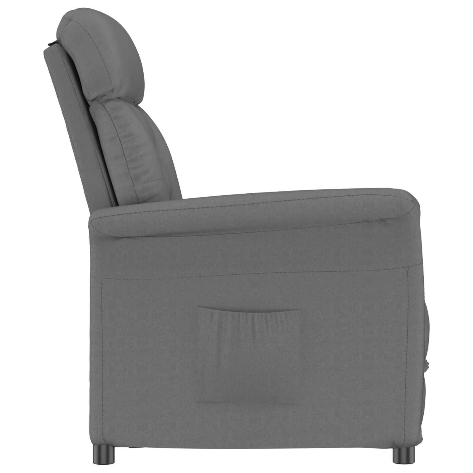 vidaXL Recliner Stoel Donkergrijs - 34% Korting!