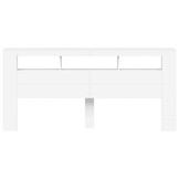 vidaXL Hoofdeinde LED Wit (220cm) - Direct 53% Korting!