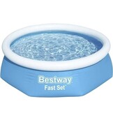 Bestway Fast Set Zwembad - 244x61cm - Blauw - Nu 43% Korting!