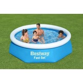 Bestway Fast Set Zwembad - 244x61cm - Blauw - Nu 43% Korting!