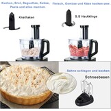 TopStrong Keukenmachine 1100W - 11 Functies, 3.2L Kom - 28% Korting!