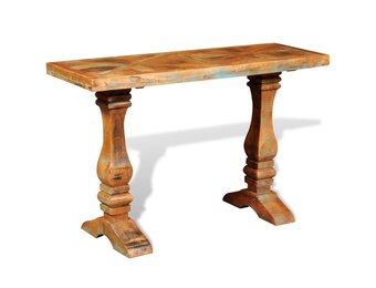 vidaXL Wandtafel Massief Gerecycled Hout - 65% Korting