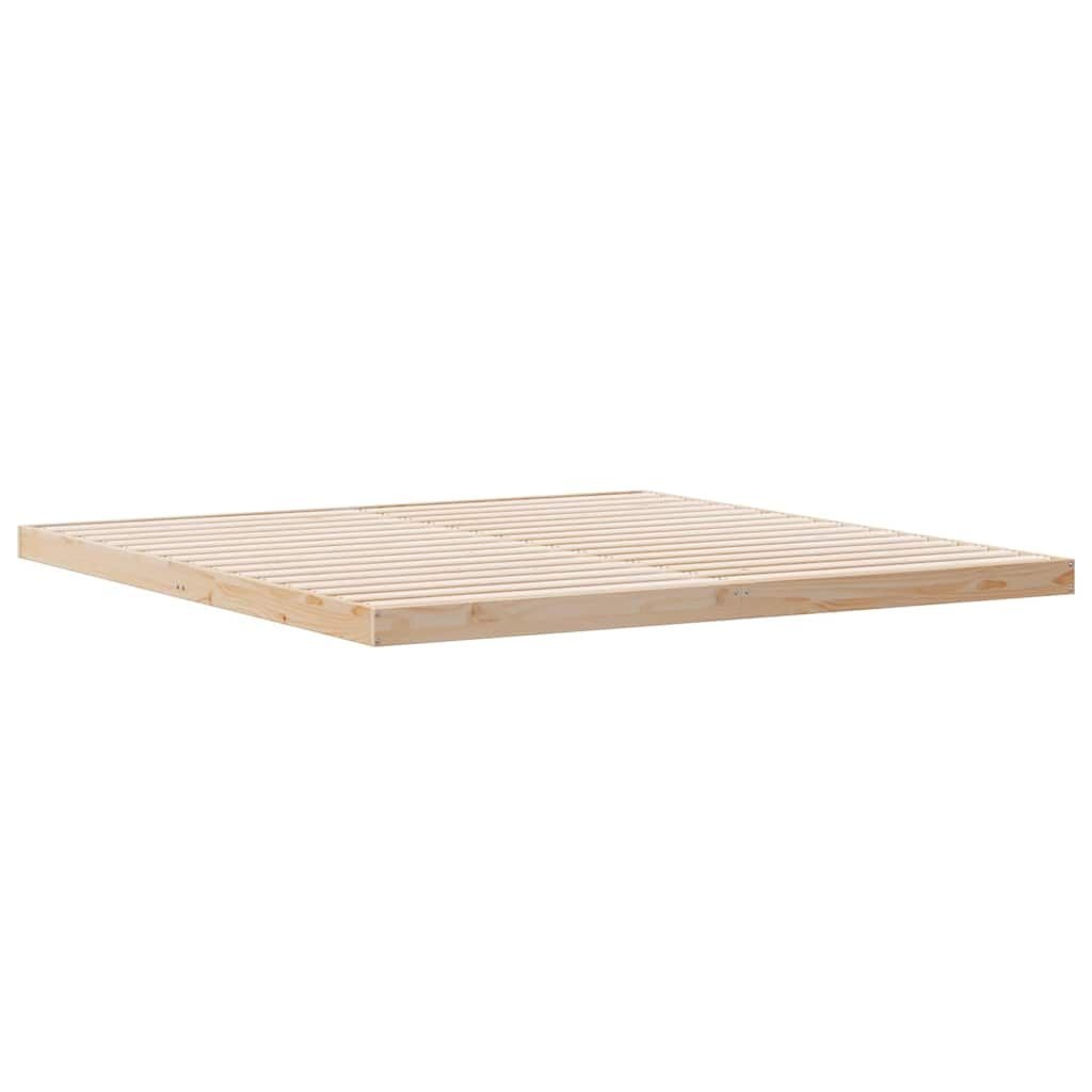 vidaXL Bedframe Naturel Grenenhout 200x220 cm - Nu met 34% korting!