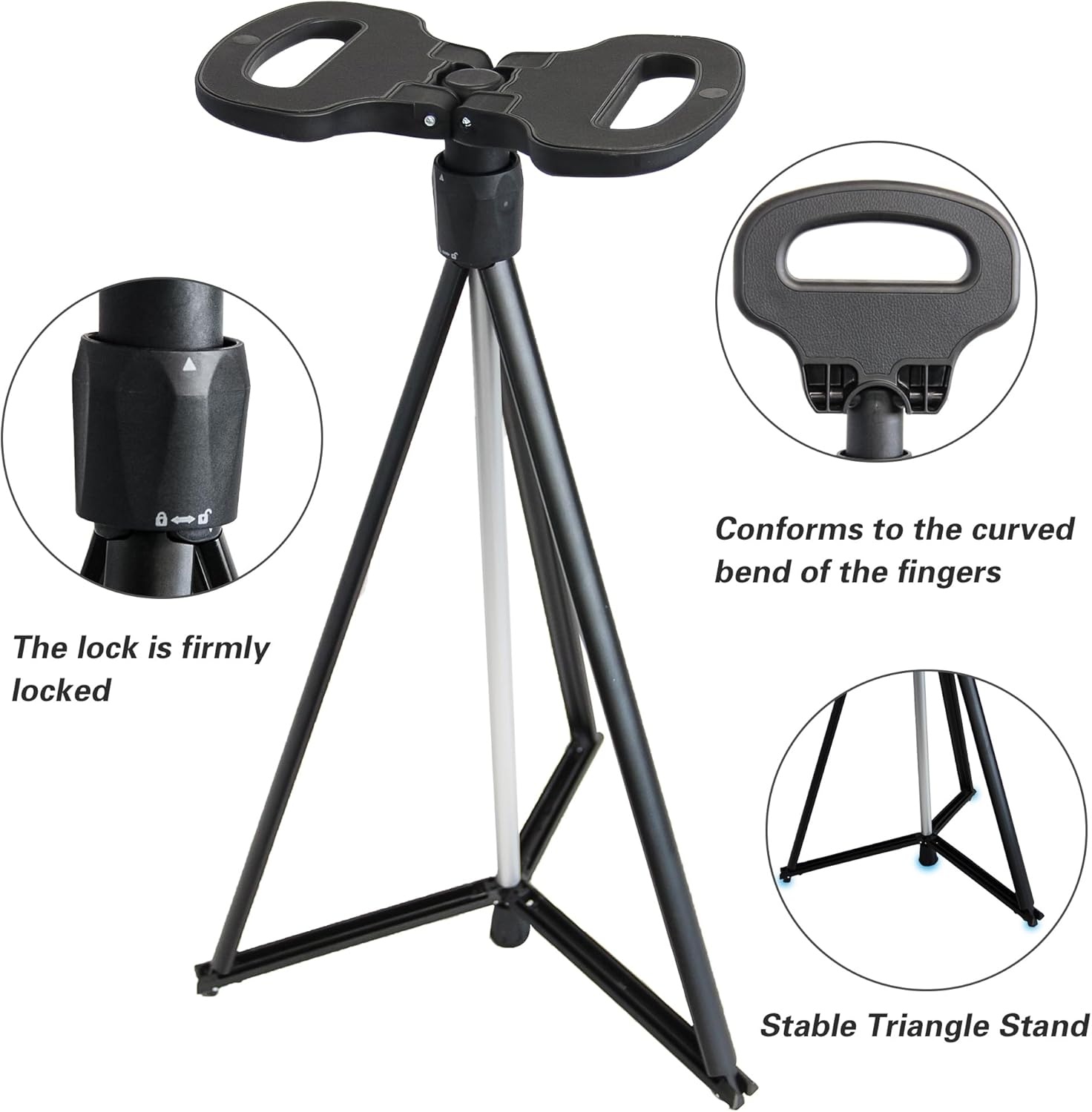 ALEVMOOM Opvouwbare Wandelstok met Zitting - 28% Korting!