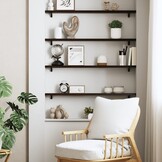 vidaXL Massief Eikenhout Wandschap 100x10cm - 49% Korting!