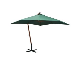 vidaXL Zweefparasol 300x300cm Groen - 76% Korting!