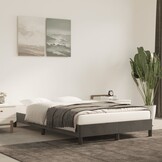 vidaXL Bedframe 120x200cm Donkergrijs Fluweel - Nu 33% Korting!